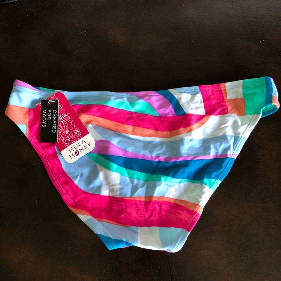 NWT Hula Honey Macys Flying Color Bikini Bottom XL - Picture 4 of 4